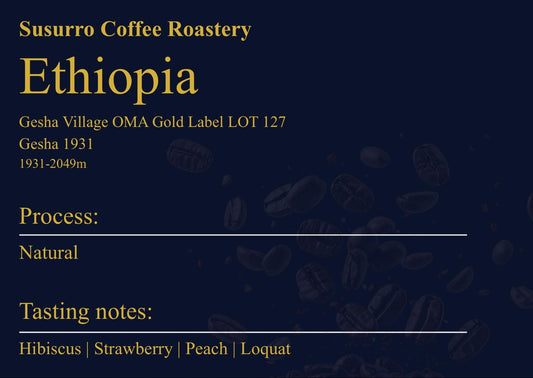 Ethiopia Geisha Village 1931 OMA ( Gold Label )