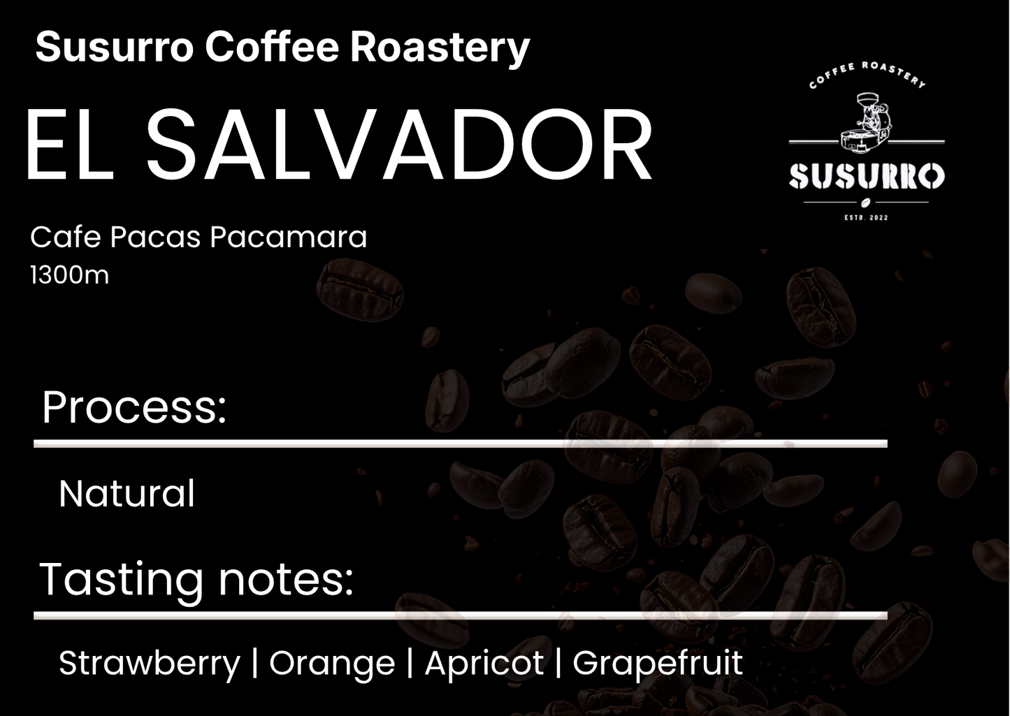 El Salvador Cafe Pacas
