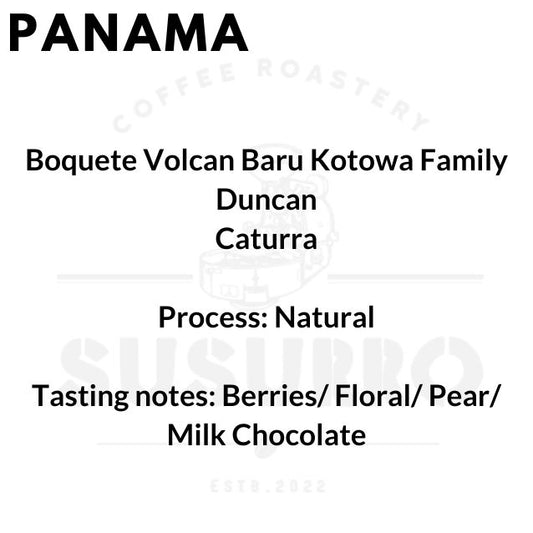 Panama Volcan Baru Kotowa Family Duncan